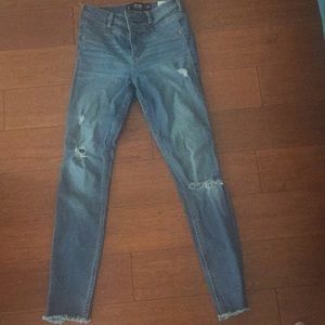 Hollister jean legging high rise w25